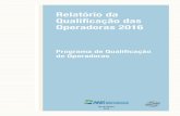 relatorio da qualificação das operadoras 2016€¦ · referentes ao ano-base 2015 nos sistemas da ANS. Os resultados preliminares do IDSS 2016, referentes ao ano base de 2015, foram