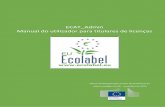 ECAT Admin Manual do utilizador para titulares de licençasec.europa.eu/environment/ecolabel/documents/ecat... · 5 Ecat_Admin – Manual do utilizador para titulares de licenças