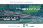 MIGRAÇÃO EM GOIÁS - Goiás digital · estado de goiÁs secretaria de gestÃo e planejamento instituto mauro borges de estatÍsticas e estudos socioeconÔmicos - imb migraÇÃo