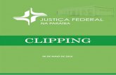 06 DE MAIO DE 2016 - JFPB · O ministro Luiz Fux, do Supremo Tribunal Federal (STF), negou seguimento (julgou inviável) ao Habeas Corpus (HC) 124891, impetrado pela Defensoria Pública