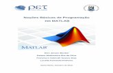 Noções Básicas de Programação em MATLAB · 2017-09-20 · Noções Básicas de Programação em MATLAB 5 O primeiro passo para iniciarmos nosso estudo do MATLAB é nos familiarizarmos