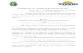 Prefeitura Municipal de Vazante - PROJETO DE LEI ... · Web viewLEI MUNICIPAL Nº 1.699 de 22 de setembro de 2017. “Dispõe sobre a reorganização Administrativa da Prefeitura