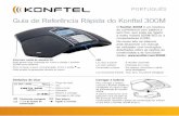Guia de Referência Rápida do Konftel 300M€¦ · O Konftel 300M é um telefone de conferência com bateria e sem fios, que pode ser ligado a redes móveis (GSM/3G) ou a computadores