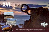 XVI - congresos-setla.comcongresos-setla.com/wp-content/uploads/2016/06/Programa_setla_2016-4.pdf · 4 4 VI San Sebastián 24 y 25 de Noviembre 2016 VI San Sebastián 24 y 25 de Noviembre