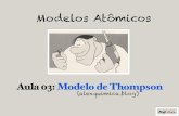 Modelo de Thompson-2020-pdf...•A divisibilidade, a partir da descoberta da primeira partícula sub-atômica. •O átomo é colocado como uma estrutura maciça, homogêneo e agora