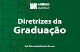 Diretrizes da Graduação - Udesc€¦ · Centro de Educação à Distância (Cead): Roselaine Ripa. O ensino de graduação e os currículos considerados como elementos norte-adores