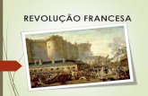 REVOLUÇÃO FRANCESA · 2019-08-14 · Introdução Foi o conjunto de eventos que, de 1789 a 1799, alterou o quadro político, econômico e social da França. Antes da revolução,