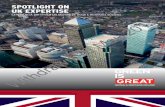 Spotlight on UK ExpErtiSE · apresentamos, aqui, uma pequena amostra das empresas britânicas que vêm ... diferença real para os nossos clientes e para as comunidades onde atuamos.