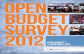 Open Budget Survey 2012€¦ · Instituto de Ciências Sociais da Universidade de Lisboa Qatar For inquiries, please contact the IBP Romania A&A Expert Advice Russia St. Petersburg
