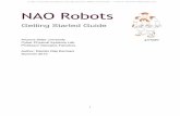 NAO Robots - subversion.assembla.com...robot: 1 Using the highlevel programming environment of Choregraphe 2 Using NAOqi SDK to write your own applications in many languages such as