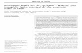 Maculopatia tóxica por antimaláricos - detecção pela ... · spectral domain OCT: case reports Trabalho realizado na Santa Casa de Misericórdia de Vitória - EMESCAM - Vitória