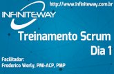 Treinamento Scrum Dia 1 - Infiniteway · 2018-01-26 · Os patrocinadores, desenvolvedores e usuários, devem ser capazes de manter indefinidamente, passos constantes. (sem horas