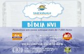 BÍBLIA NVI - Shekinah distribuidora · A Bíblia é o livro de Deus, escrito por homens para todos os homens. “Moisés, então, escreveu tudo o que o Senhor dis sera.” (Ex 24.4).