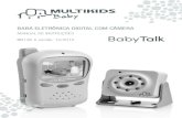 BABÁ ELETRÔNICA DIGITAL COM CÂMERA · Eletrônica Digital com Câmera permite que os pais se comuniquem com o bebê através da transmissão de sons da unidade dos pais à unidade