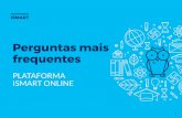 Perguntas mais frequentes€¦ · projeto Ismart Online, ... navegador web está instalado e funcionando, também, corretamente. ... nosso o CANVAS para que todos os alunos do Brasil