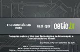 TIC DOMICÍLIOS 2016 - Cetic.br · armazenamento na Internet Total Urbana Rural Fonte: CGI.br/NIC.br, Centro Regional de Estudos para o Desenvolvimento da Sociedade da Informação