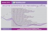 Outubro 2012 - Previdência Socialsa.previdencia.gov.br/site/arquivos/office/1_121213-101127-690.pdf · Em outubro de 2012 foram concedidos 461,6 mil benefícios, no valor total de
