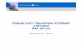 Isabel Godinho IPQ 2017-02-03 · 3 outubro2012 maio 2014 maio 2015 estratÉgia de investigaÇÃo para a metrologia na europa