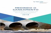 MEDINDO O SANEAMENTO · cional de Saneamento Ambiental (SNSA), órgão do MCidades que busca promover a universali-zação dos serviços de saneamento nos municípios com população
