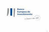 Banco Europeu de Investimento: Financiamento no …...2017/04/28  · 8 Atividade do Grupo BEI em Portugal em 2016 EUR 1.196m apoio do Grupo BEI para mais de 8.200 PME portuguesas