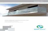 System | Système · 2017-12-15 · Vidro : 88.4 Laminado‐Temperado Places for residential activity Railing with 2.50m x 1.10m | Glass: 88.4 Laminated‐Tempered Locales d’activité