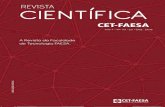 REVISTA CIENTÍFICA - CET-FAESA · 2016-12-20 · A partir deste volume a publicação da Revista Científica CET-FAESA passa a ser on-line. Endereço para correspondência e contato
