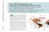 ESPACIO IBEROAMERICANO A OEI Brasil no desenvolvimento do · e implantação de políticas públicas para o atendimento aos migrantes ibero-americanos. Isso porque a sua estrutura