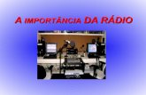 A IMPORTÂNCIA DA RÁDIOfiles.actividadeintegradora.webnode.com.pt/200000033... · 2010-03-15 · POR MEIO DE ONDAS RADIOELÉCTRICAS , RADIOCOMUNICAÇAO A palavra rádio comunicação