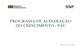 PROGRAMA DE ACELERAÇÃO DO CRESCIMENTO - PACorcamentofederal.gov.br/orcamentos-anuais/... · PAC Equipamentos - Aquisição de Vagões para o Metrô de Belo Horizonte 211.000.000