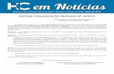 ORDEM CONJUNTA DE SERVIÇO Nº 26/2017 - USP 8291maio2017.pdf · de Comunicação Institucional - Prédio da Administração - 3ºandar. EXTRAVIO DE CARIMBO Errata: No HC em Notícias