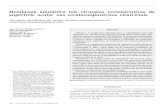 Membrana amniótica nas cirurgias reconstrutivas da superfície … · 2002-12-13 · 562 - ARQ. BRAS. OFTAL. 62(5), OUTUBRO/1999 Membrana amniótica nas cirurgias reconstrutivas