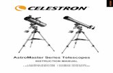 AstroMaster Series Telescopes · The equatorial mount allows you to tilt the telescopes axis of rotation so that you can track the stars as they move across the sky. The AstroMaster
