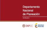 Departamento Nacional de Planeaciónfelaban.s3-website-us-west-2.amazonaws.com/... · 07-2015 2 %) Evolución de la posición de Colombia1 Indice Global de Competitividad - Foro Económico