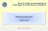 Relatório Intercalar 2010-2011...RELATÓRIO INTERCALAR DE ACTIVIDADES 2010 - 2011 1 -PROMOVER O DESENVOLVIMENTO PROFISSIONAL Objectivo 5: Acompanhamento da implementação do Plano