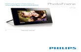 SPF1208 10 UM ITA 2.0 - Philips · 2011-09-27 · 1 Durante la presentazione, premere MENU. » Viene visualizzata una barra di menu. 2 ... Cercare la propria versione di PhotoFrame