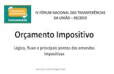 Apresentação do PowerPointplataformamaisbrasil.gov.br/images/docs/eventos/2019/...da programação definidos na lei complementar prevista no 9º do art. 165. Novo Regime Fiscal (EC