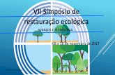 VII Simpósio de restauração ecológica - Infobibos · 2019-11-11 · Indicar participantes para uma mesa de sua escolha SIM SIM NÃO NÃO VII SIMPÓSIO DE RESTAURAÇÃO ECOLÓGICA