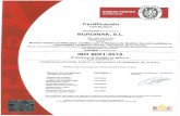 CERTIFICADO ISO 9001:2015 - Burdinak9001.pdf · NORMA I STANDARD ISO 9001 :2015 El Sistema de Gestión se aplica a: Scope of certification: COMERCIALIZACIÓN, CORTE Y DECAPADO DE