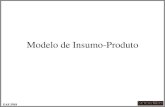 Modelo de Insumo-Produto - USP · 2019-08-07 · EAE 5918 Modelo de Insumo-Produto Setor 1 Setor 2 Y (Demanda Final) Prod. Setor 1 Z11 Z12 C1 I1 G1 E1 X1 Setor 2 Z21 Z22 C2 I2 G2
