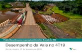 Projeto Marco Zero para recuperação ambiental em Brumadinho … · 2020-02-21 · 1 Desempenho da Vale no 4T19 Rio de Janeiro, 21 de fevereiro de 2020 Estação de Tratamento de
