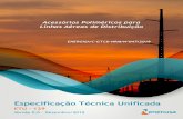ETU 129 - Acessórios Poliméricos para Redes Aéreas de ... Tcnicas/ETU 129 - Acessórios Poliméricos para Redes...ABNT NBR NM IEC 60811-1-1 - Métodos de Ensaio comuns para os materiais