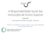 A Responsabilidade Social das Instituições de Ensino Superior · Livro Verde sobre Responsabilidade Social e Instituições de Ensino Superior 1 Campus socialmente responsável