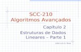 SCC-210 Algoritmos Avançados - USPwiki.icmc.usp.br/images/c/ca/Aula1Cap2.pdf · 2018-09-25 · STL Infelizmente, existem diferenças entre as diferentes implementações da STL.