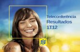 Teleconfer£¾ncia Resultados 1T12 - BB Banco do Brasil S.A. ¢â‚¬â€œ Resultado do 1¢› Trimestre de 2012 2