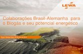 Colaborações Brasil-Alemanha para o Biogás e seu …Dezembro de 2018 Nikkiso Group:EUR 1,2 bi, sendo Div. Industrial: EUR 490 mi, sendo LEWA: EUR 250 mi Número de funcionários