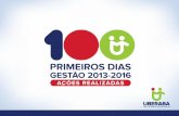 PRIMEIROS DIAS GESTAO 2013-2016 - Uberaba-MG€¦ · Entrega de 1.520 NETBOOKS do Projeto UCA, beneﬁciando alunos do EJA - Educação de Jovens e Adultos, além de estudantes do