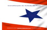 Constituição do Estado do Pará - AGE PASubseção II - Da Emenda à Constituição.....art. 103 Subseção III – Das Leis.....arts. 104 a 113 ... O Estado do Pará é parte integrante