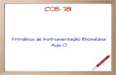 Princípios de Instrumentação Biomédica Aula 0 · Aula 11 – Fasores e potência Aula 12 – Potência ... Interesse Prático Modelagem de sistemas Compreensão Identificação