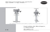 Instruções de Montagem e Operação EB 8093 PT · Instruções de Montagem e Operação EB 8093 PT Edição de dezembro de 2015 Válvulas pneumáticas de regulação Tipo 3248-1
