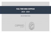 FULL TIME MBA COPPEAD 2019 - 2020 · -Atuação como designer na área de Excelência Organizacional da empresa, participando de projetos de comunicação e na organização de campanhas